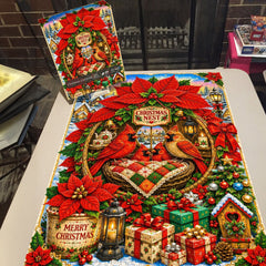 Christmas Cardinals Jigsaw Puzzle 1000 Pieces