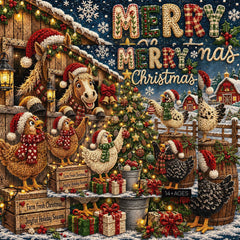 Holiday Farm Friends Jigsaw Puzzle 1000 Pieces