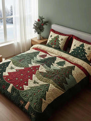 Forest Of Joy 3-Piece Quilted Bedding Set