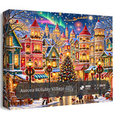 Aurora Holiday Village Jigsaw Puzzle 1000 Pieces