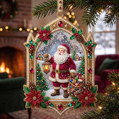Santa Keepsake Christmas Mica Ornament