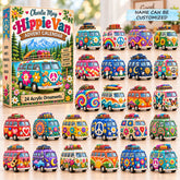 Custom Name Hippie Van Advent Calendar 2026 QTCUZ GFTONPT1041