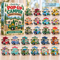 Custom Name Pop-Up Camper Advent Calendar 2026 QTCUZ GFTONPT1043