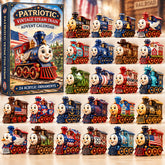 Patriotic Vintage Train Advent Calendar 2026 GFTONPT1073
