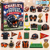 Custom Name American Football Advent Calendar 2026 QTCUZ GFTONPT1165