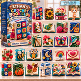 Personalized Crochet Book Advent Calendar 2026 QTCUZ GFTONPT1281