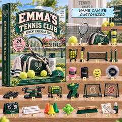 Personalized Tennis Advent Calendar 2026 QTCUZ GFTONTD3035