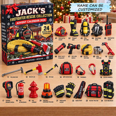 Personalized Firefighter Advent Calendar 2026 QTCUZ GFTONTD3117