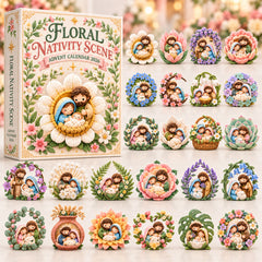 Floral Nativity Scene Advent Calendar 2026 GFTOTP21900