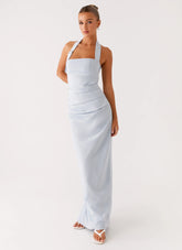 Rumour Has it Maxi Dress - Blue