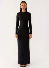Kamora Maxi Dress - Black
