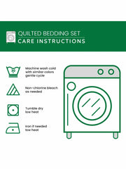 wagon trail 3-piece quilted bedding set