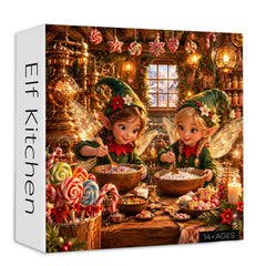 Elf Kitchen Jigsaw Puzzle 1000 Piece