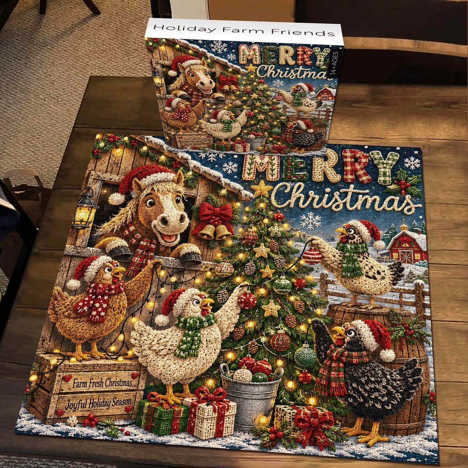 Holiday Farm Friends Jigsaw Puzzle 1000 Pieces