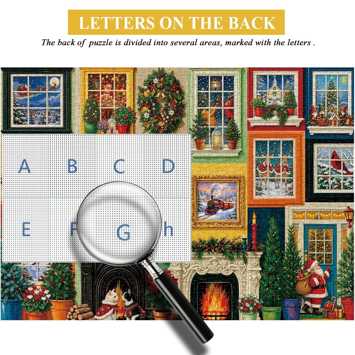 Christmas Window Jigsaw Puzzle 1000 Pieces
