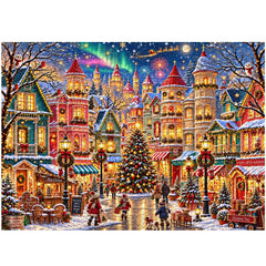 Aurora Holiday Village Jigsaw Puzzle 1000 Pieces