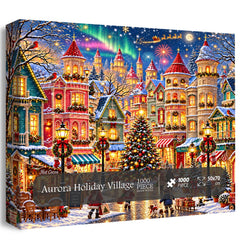 Aurora Holiday Village Jigsaw Puzzle 1000 Pieces