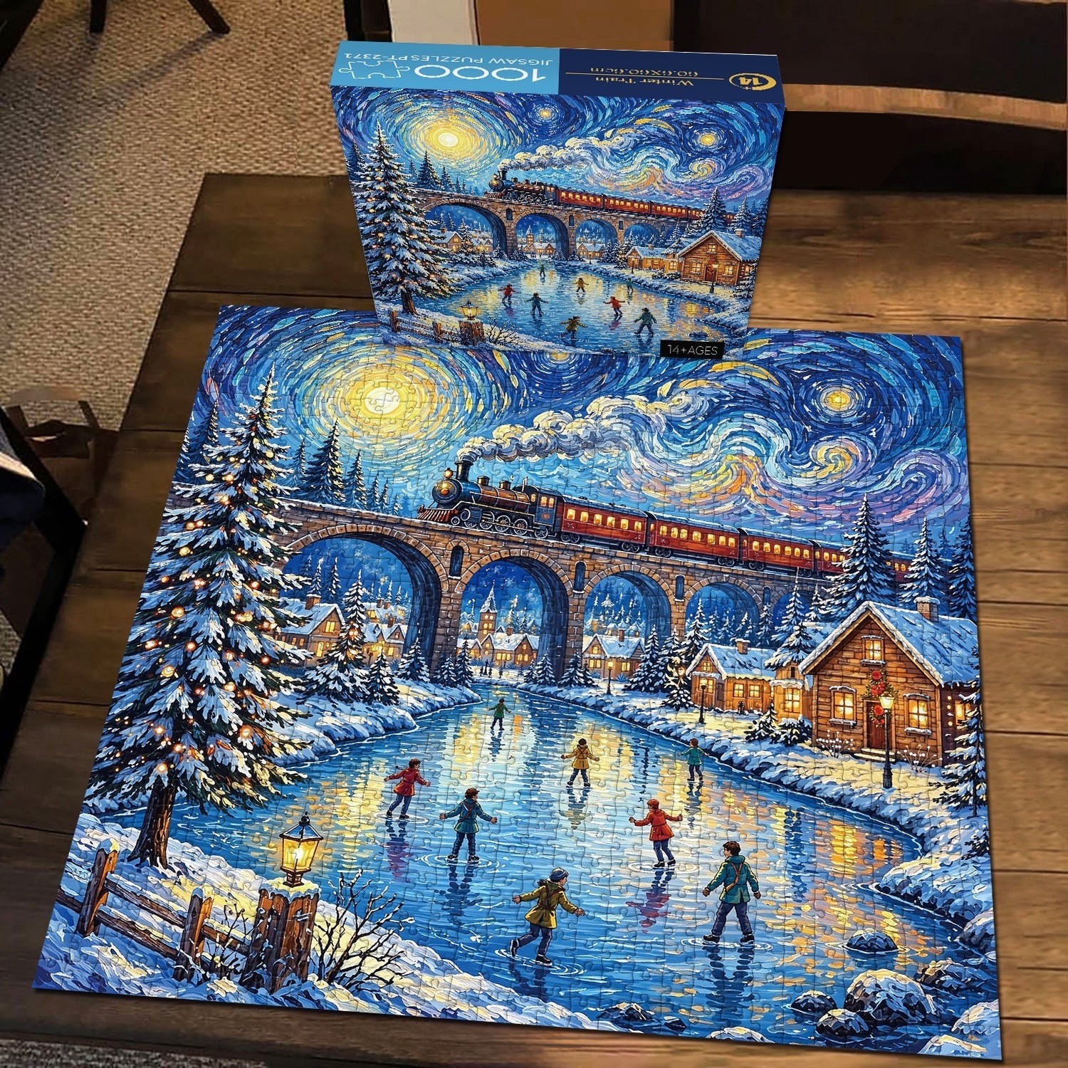 Winter Train Jigsaw Puzzle 1000 Piece