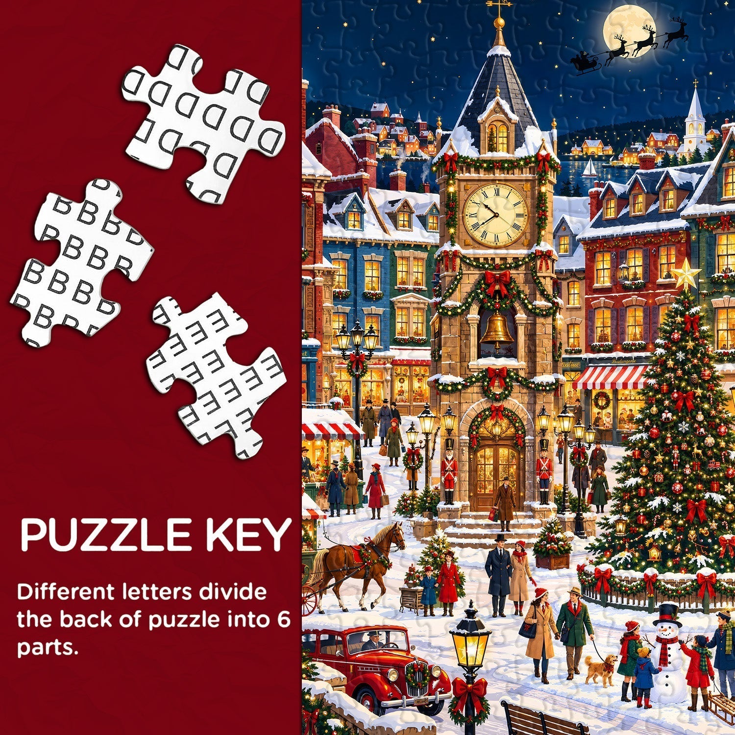 Snowy Bells Jigsaw Puzzle 1000 Piece