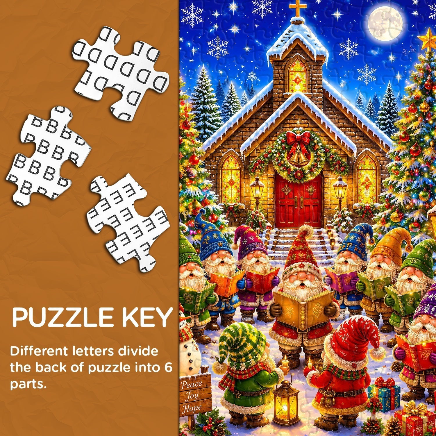 Christmas Gnome Village Jigsaw Puzzle 1000 Pieces
