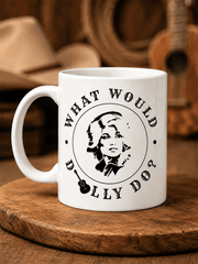 Retro Country Music Legend Tribute Print Mug