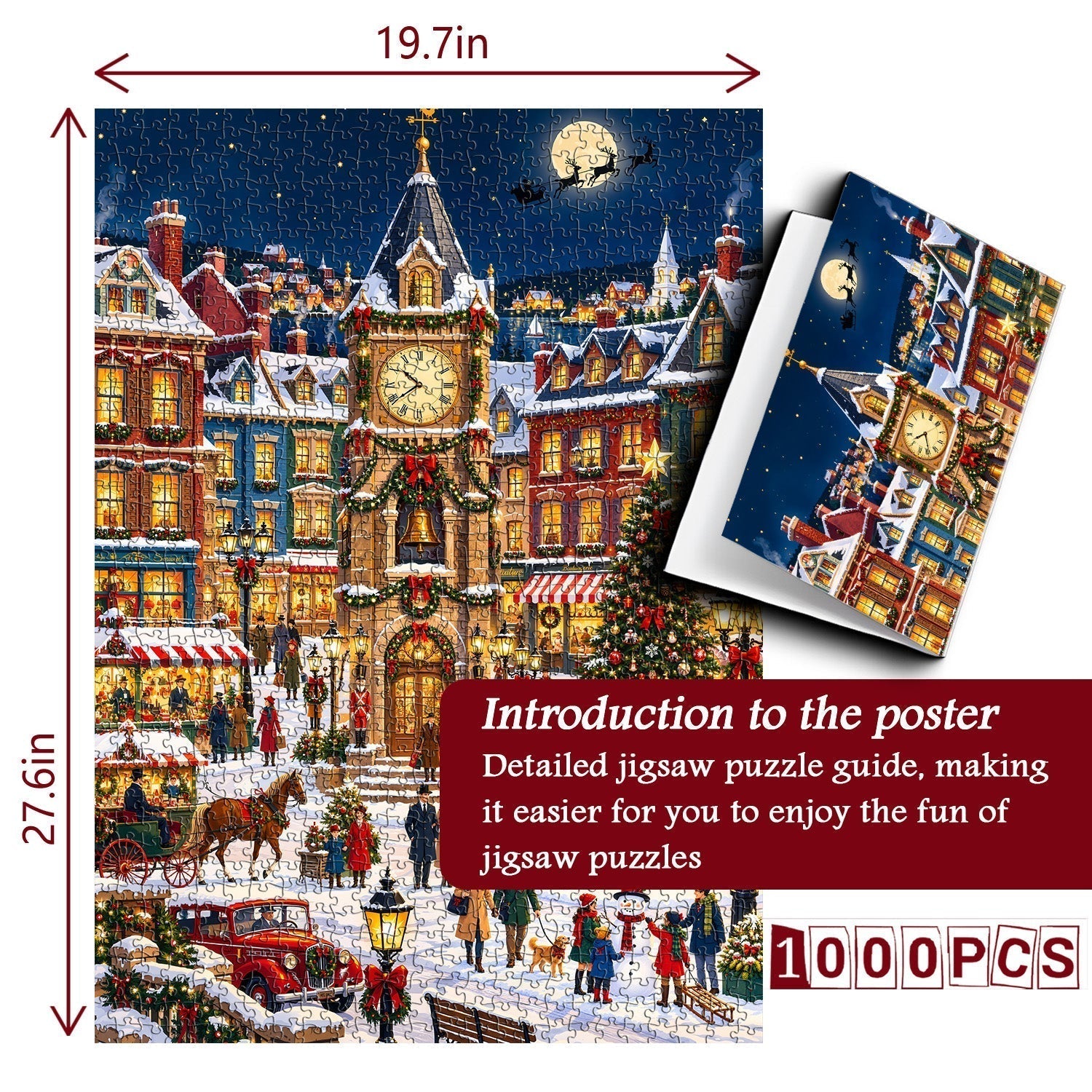 Snowy Bells Jigsaw Puzzle 1000 Piece