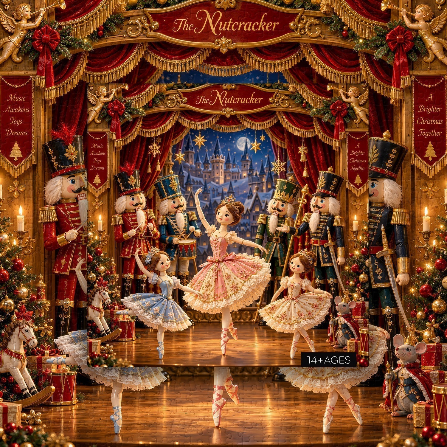 Christmas Ballet Theater Jigsaw Puzzle 1000 Pieces