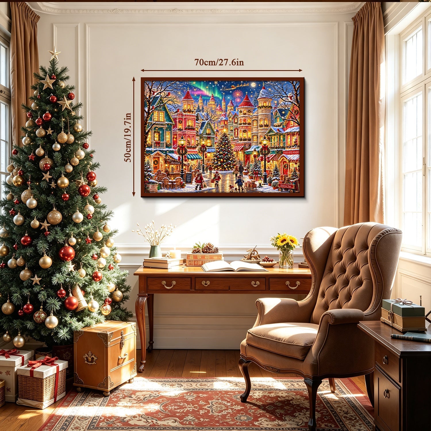 Aurora Holiday Village Jigsaw Puzzle 1000 Pieces
