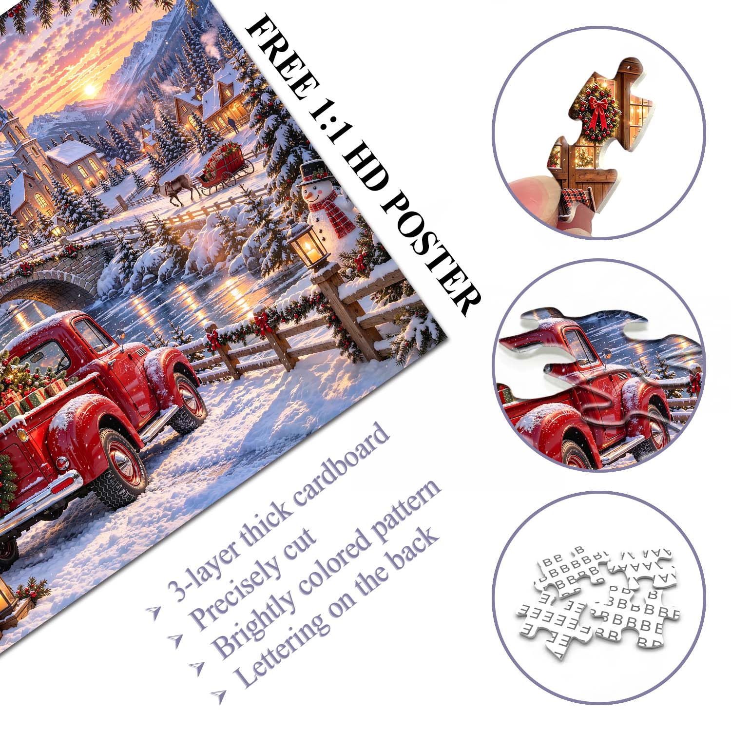 Santa's Gift Giving Jigsaw Puzzle 1000 Piece