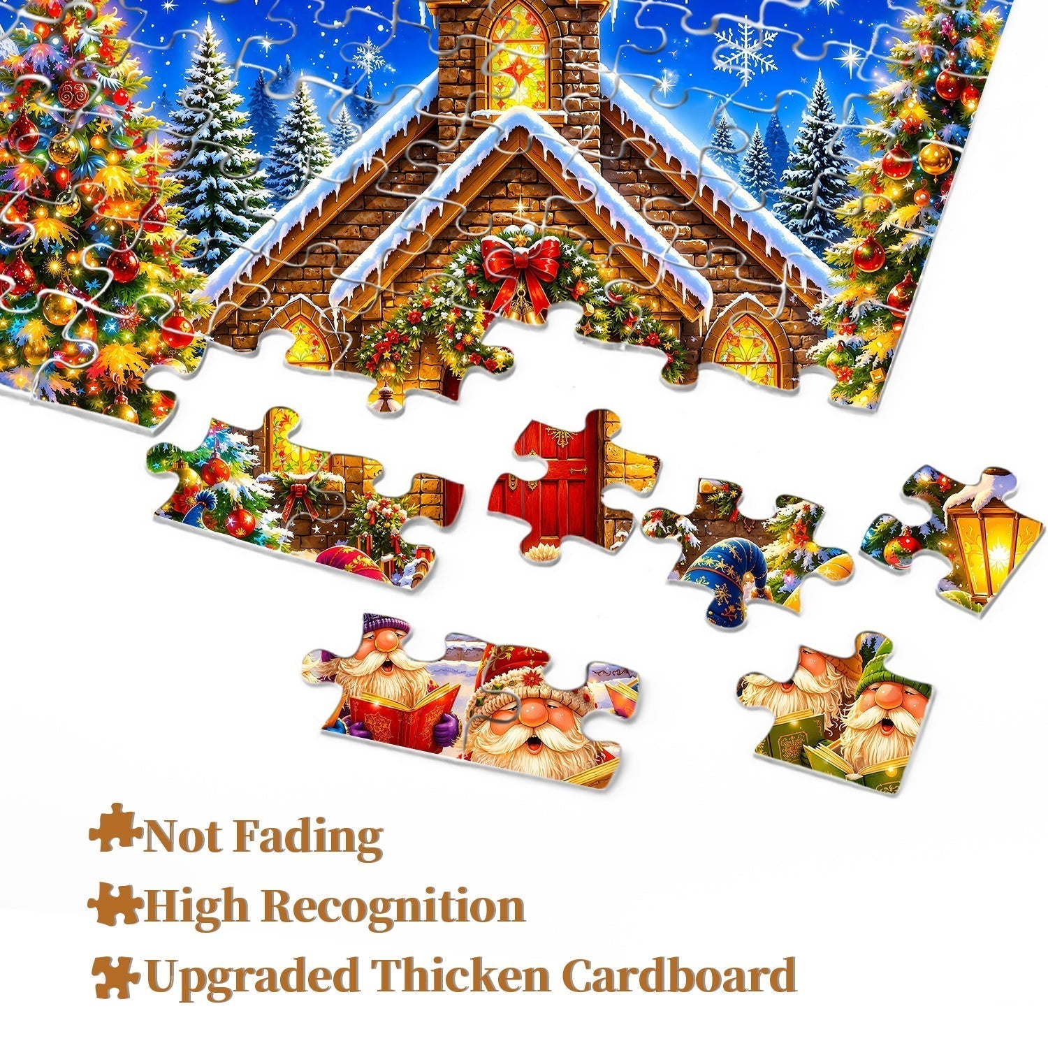 Christmas Gnome Village Jigsaw Puzzle 1000 Pieces
