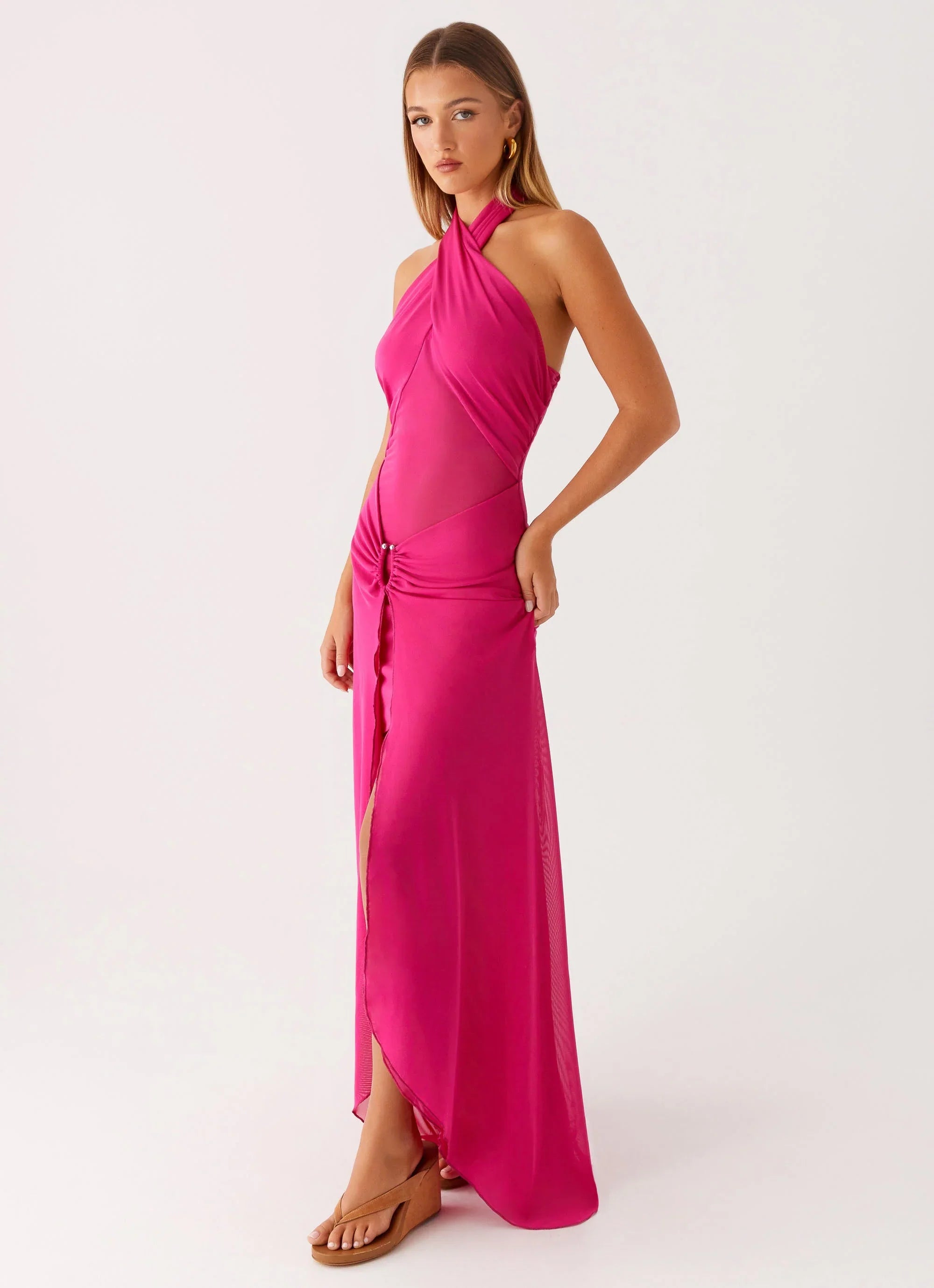 Ericka Maxi Dress - Hot Pink