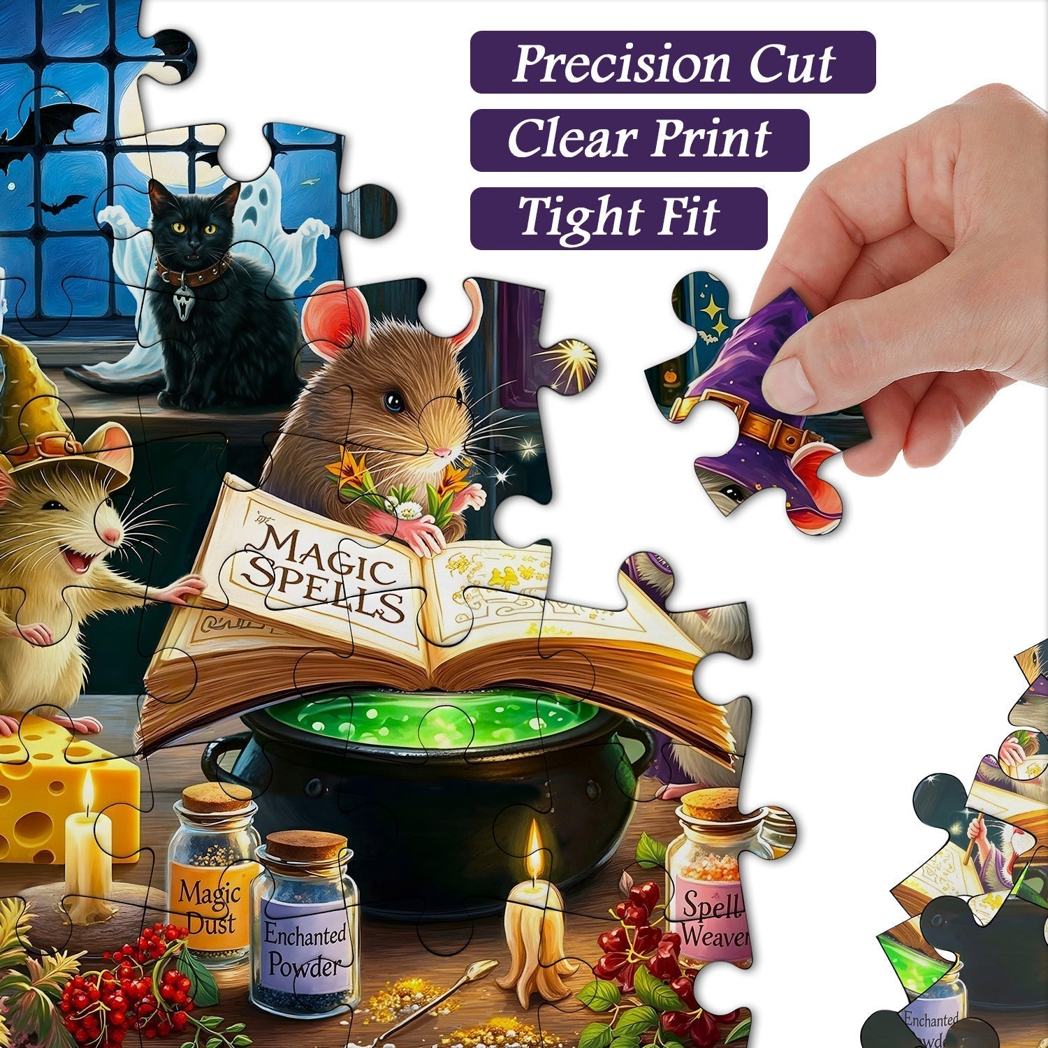 Witch Mice Spell Jigsaw Puzzle 1000 Pieces