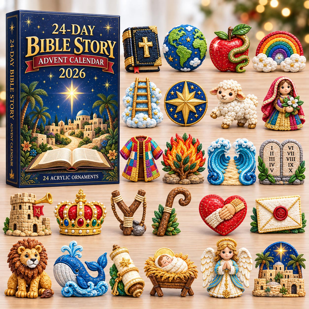 Bible Story Treasures Advent Calendar 2026 GFTOHNL3702