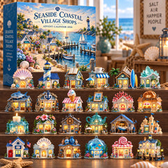Seaside Coastal Village Advent Calendar 2026 GFTOMA14577