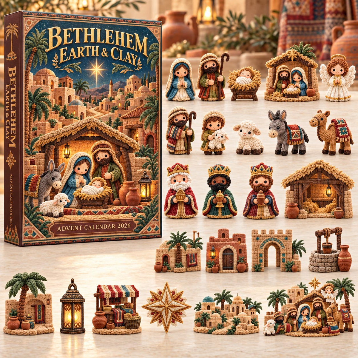 Bethlehem Earth Clay Advent Calendar 2026 GFTOMA14597