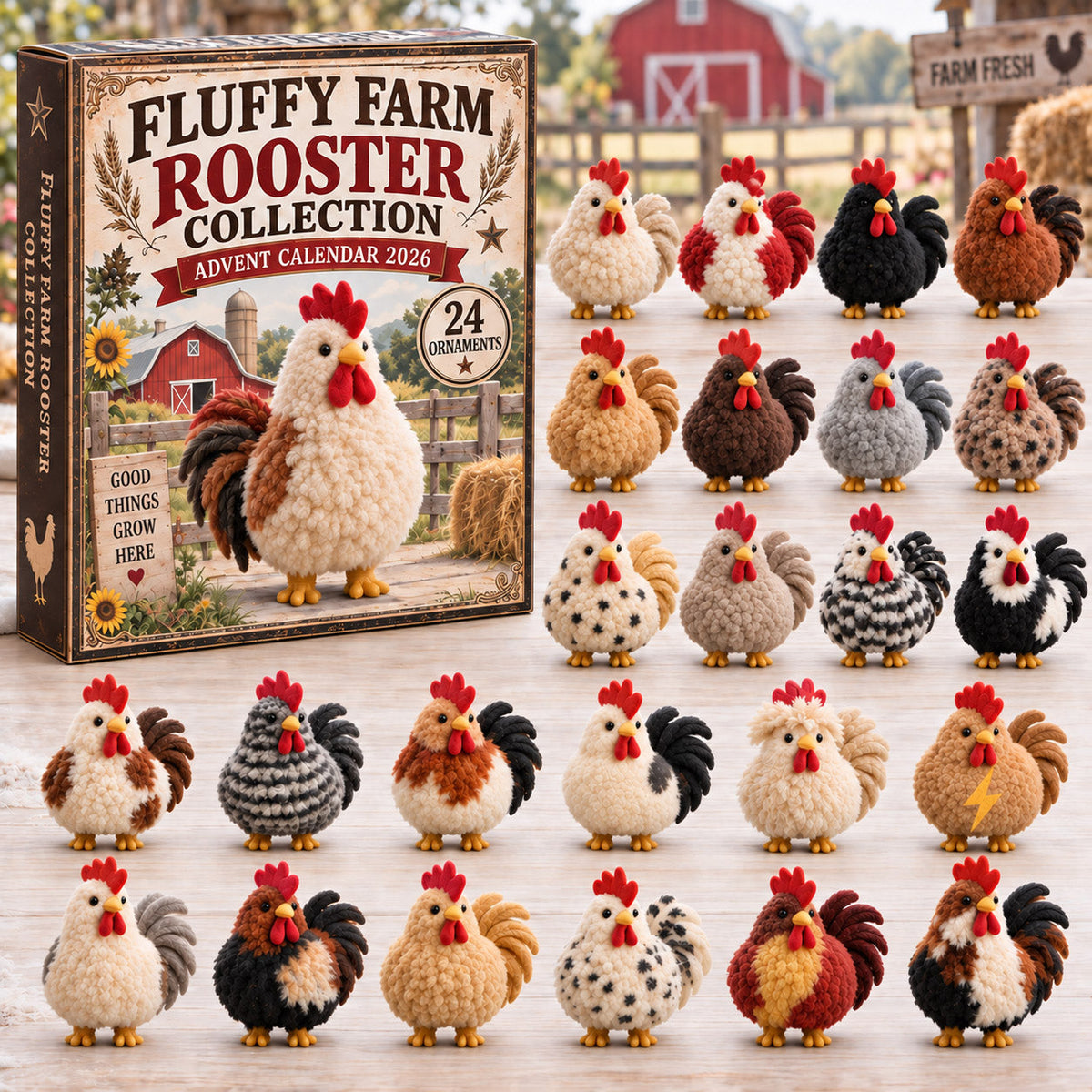 Fluffy Rooster Advent Calendar 2026 GFTOMA14690