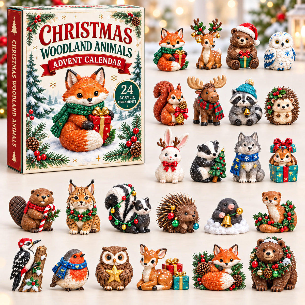 Christmas Woodland Animals Advent Calendar 2026 GFTONPT1022