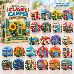 Custom Name Classic Camper Advent Calendar 2026 QTCUZ GFTONPT1039