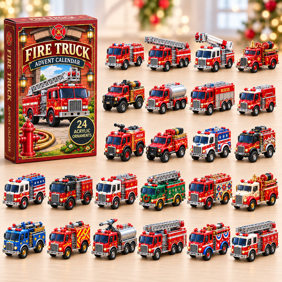 Fire Truck Advent Calendar 2026 GFTONPT1160
