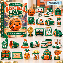 Custom Name Basketball Lovers Advent Calendar 2026 QTCUZ GFTONPT1166