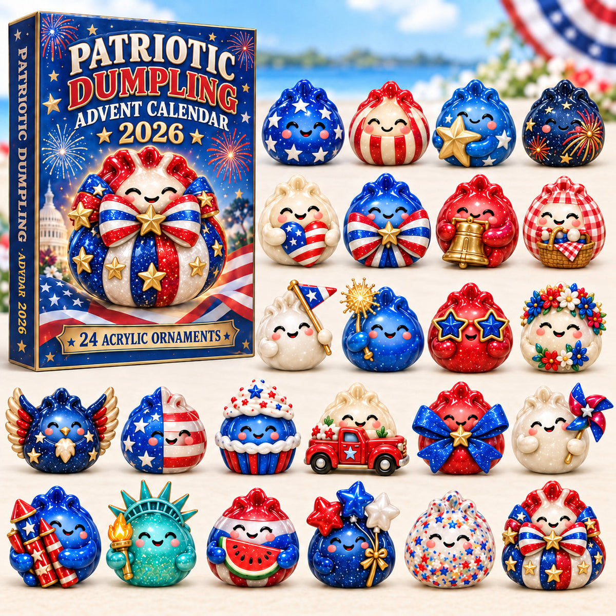 Patriotic Dumpling Advent Calendar 2026 GFTONPT1193