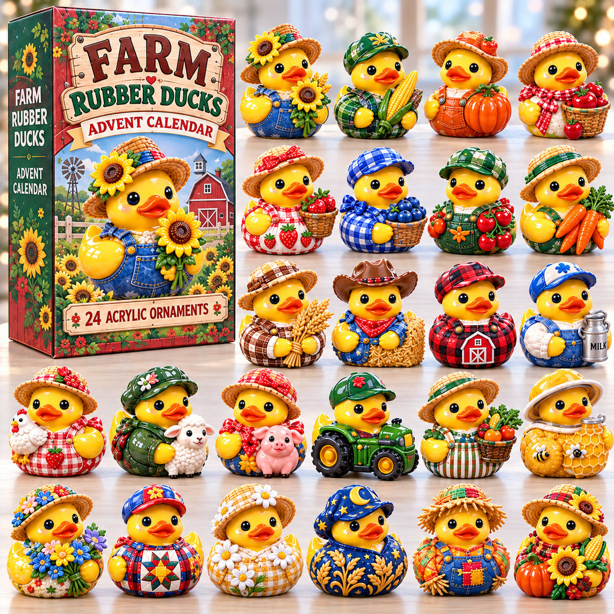 Farm Rubber Ducks Advent Calendar 2026 GFTONPT1277