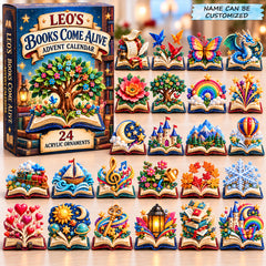 Personalized Open Book Advent Calendar 2026 QTCUZ GFTONPT1283