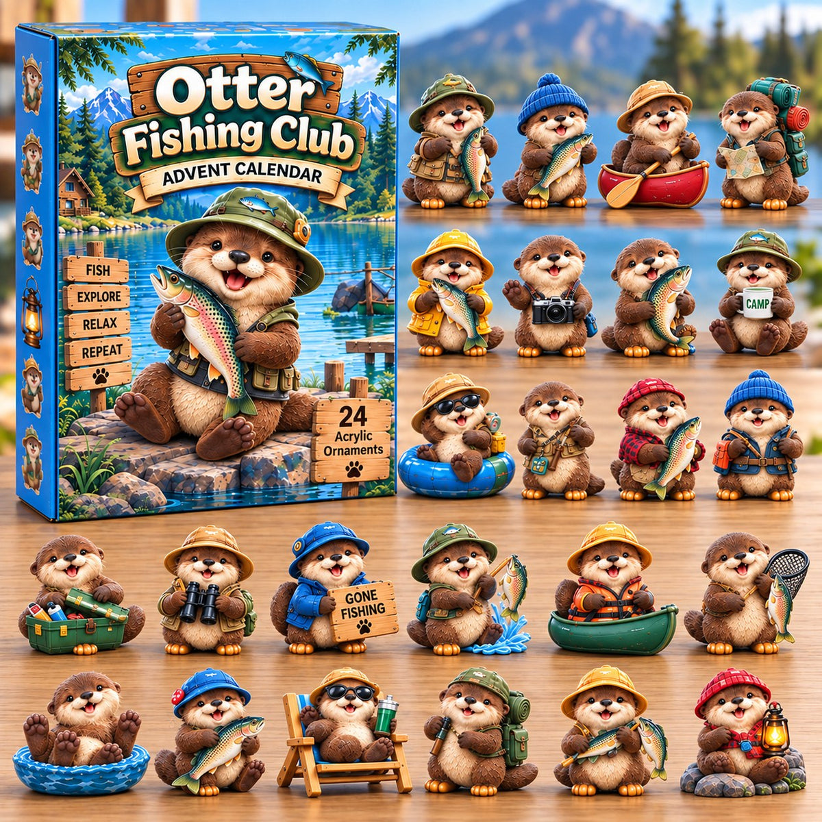 Otter Fishing Club Advent Calendar 2026 GFTONPT877