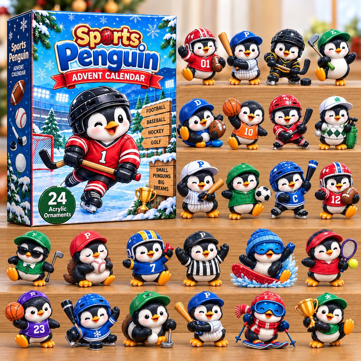Penguin Sport Adventure Advent Calendar 2026 GFTONPT884