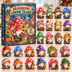 Mushroom Gnome Village Advent Calendar 2026 GFTONPT891