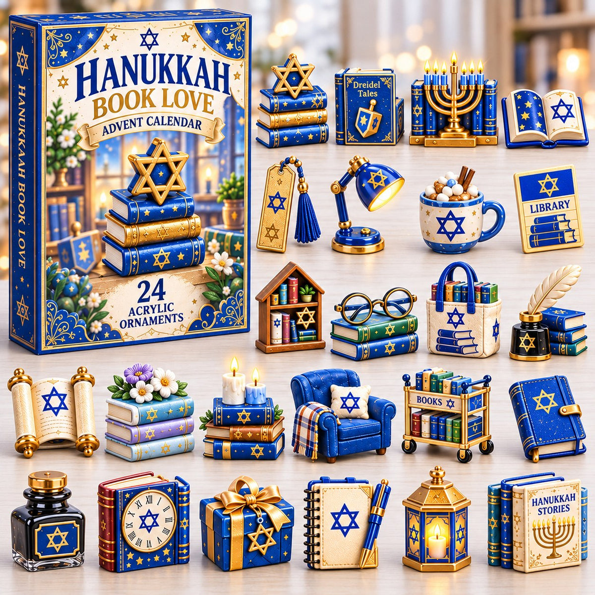 Hanukkah Bookish Advent Calendar 2026 GFTONPT899
