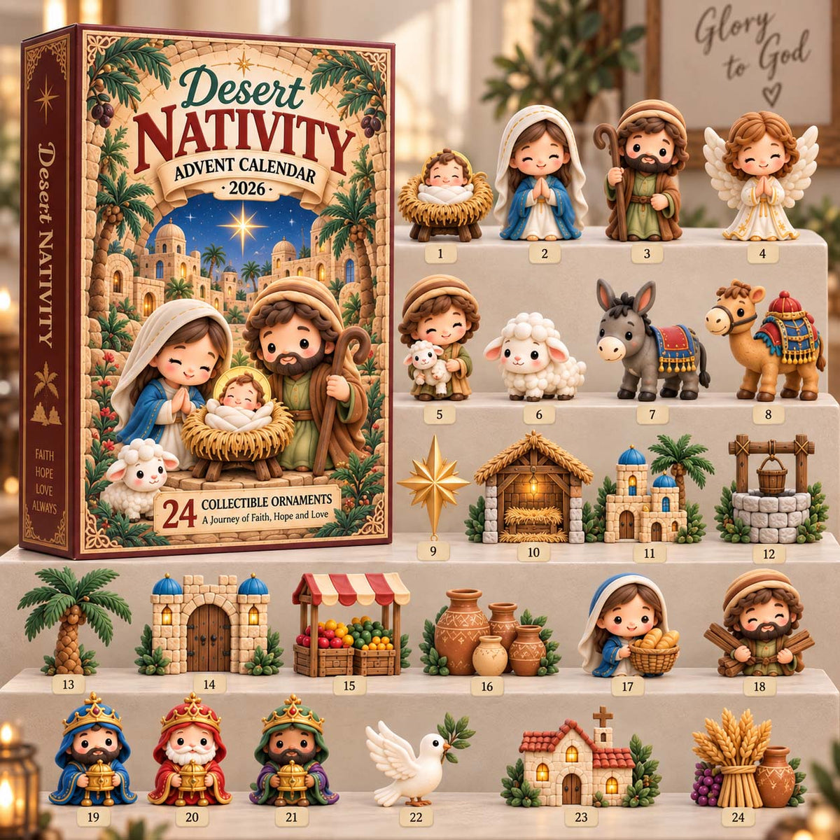 Desert Nativity Advent Calendar 2026 GFTONTD3095