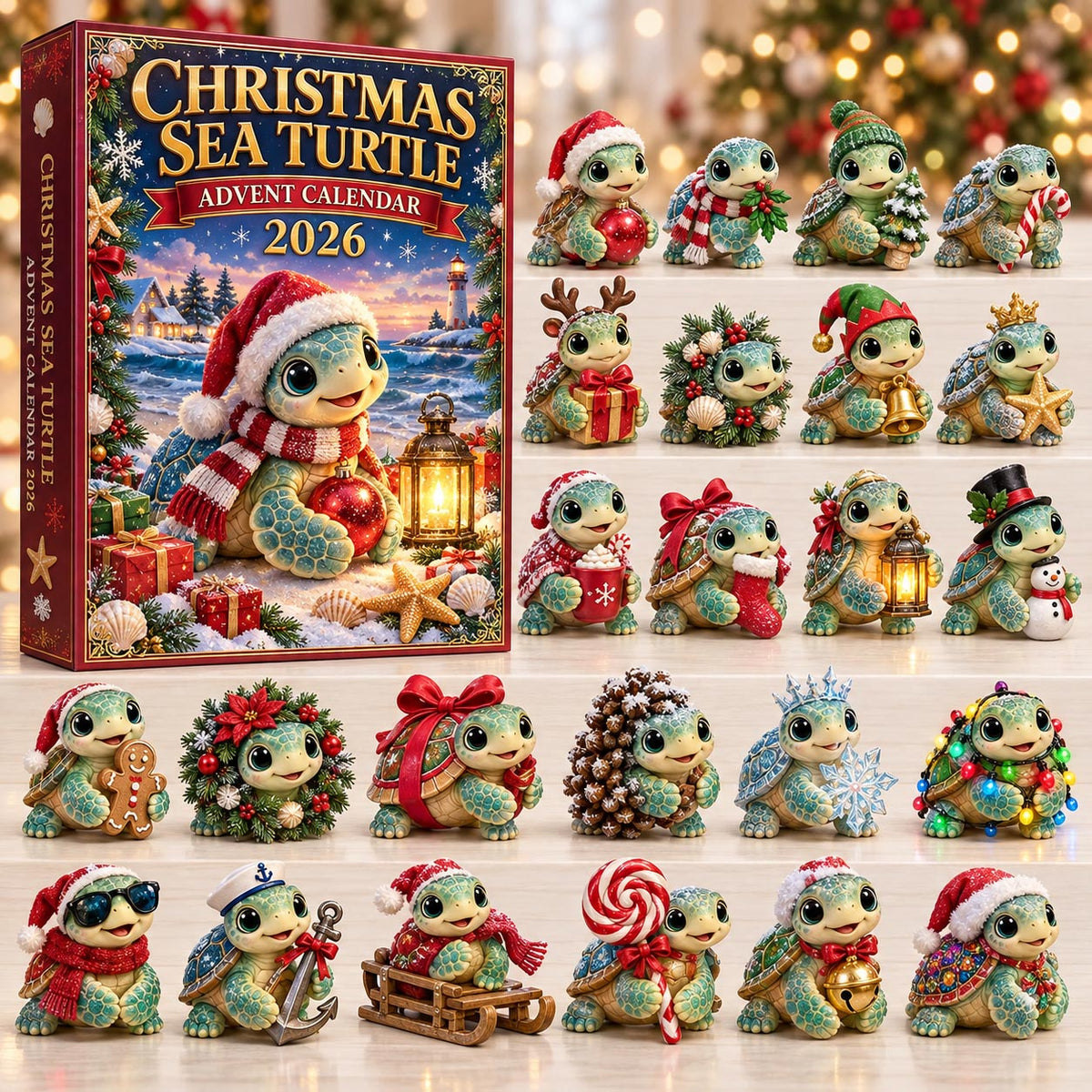 Christmas Sea Turtle Advent Calendar 2026 GFTOTP21734