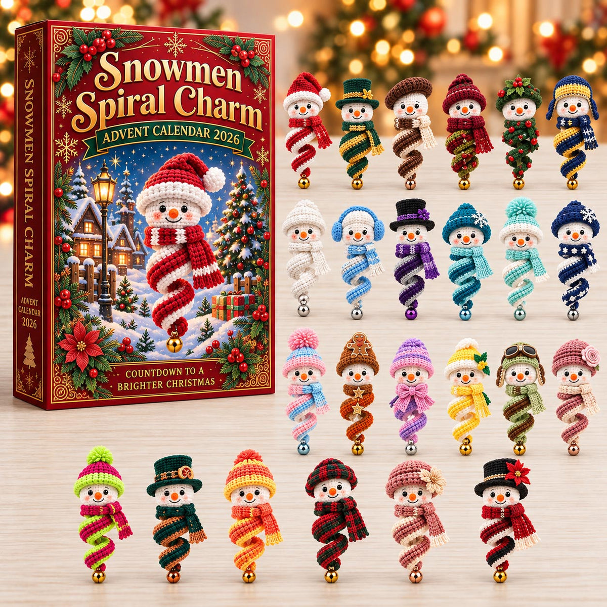 Snowmen Spiral Charm Advent Calendar 2026 GFTOTP21742